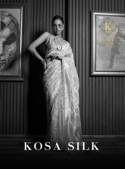 KIRA KOSA SILK 15000 TO 15010 DESIGNER SILK SAREE WHOLESALER IN INDIA